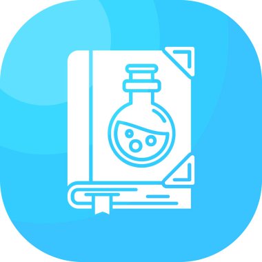 Bir mikroskop simgesinin vektör çizimi