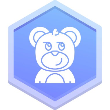 hayvan simgesi, vektör illüstrasyonu basit tasarım