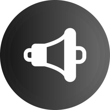 Hoparlör simgesinin vektör illüstrasyonu