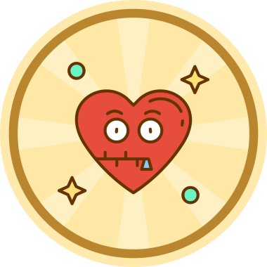 çizgi film doodle aşk kalp