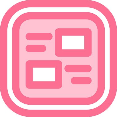 Bir kitap simgesinin vektör illüstrasyonu