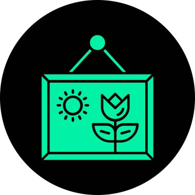 eko çevre simgesi vektör çizimi çizimi