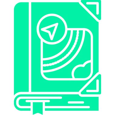 kitap simgesi vektör illüstrasyonu