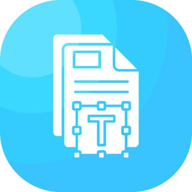 dizin vektör satırı simgesi