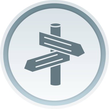 yol işareti vektör simgesi