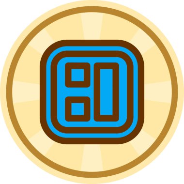 Bozuk Para Simgesi Moda Biçiminde İzole Arkaplan