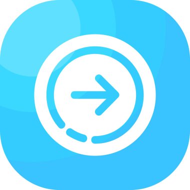 ok simgesi vektör illüstrasyonu