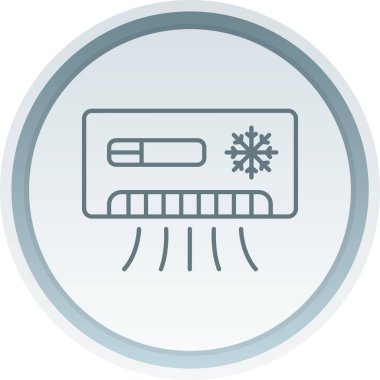 Termometre simgesi. Vektör illüstrasyonu