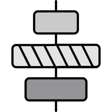 Modern simgenin vektör illüstrasyonu