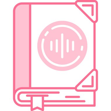 Müzik çalar simgesinin vektör illüstrasyonu