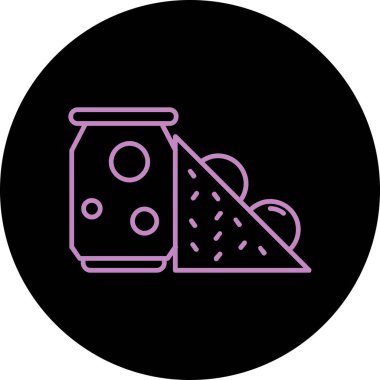 Gıda simgesinin vektör illüstrasyonu