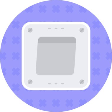 Kutu. Web simgesi basit illüstrasyon