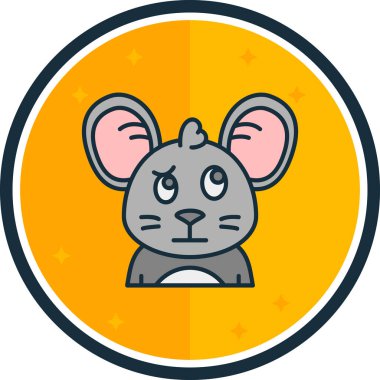 fare düz simgesi, vektör çizim