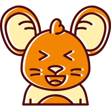 Sevimli küçük sincap karakteri