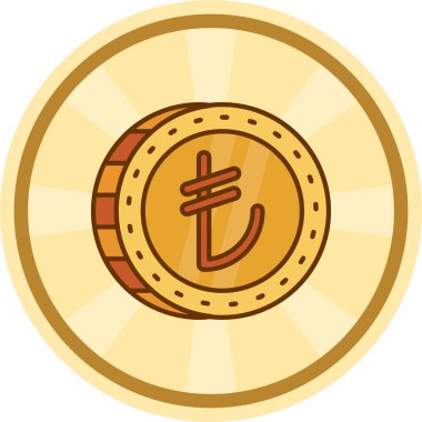 Sikke Simgesi vektör illüstrasyonu