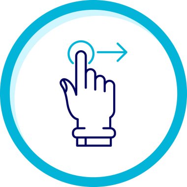 parmak simgesi, vektör illüstrasyon tasarımı