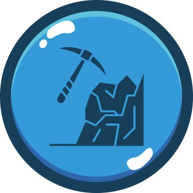 Balta simgesi, vektör illüstrasyonu basit tasarım