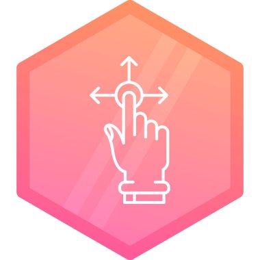 çizgi sihirli değnek simgesi beyaz arkaplanda izole edildi. Sihirli aksesuar. aksesuar büyü gücü. Renkli taslak konsepti. vektör.