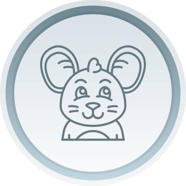 hayvan simgesi vektör illüstrasyonu