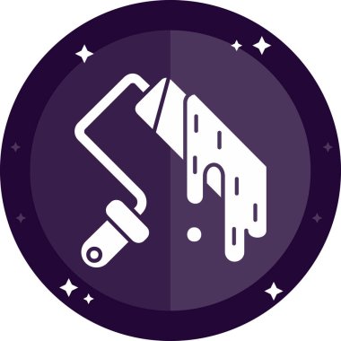 Bir ev simgesinin vektör illüstrasyonu