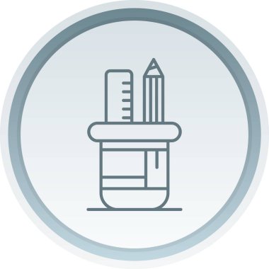 benzersiz deney çizgisi vektör simgesi