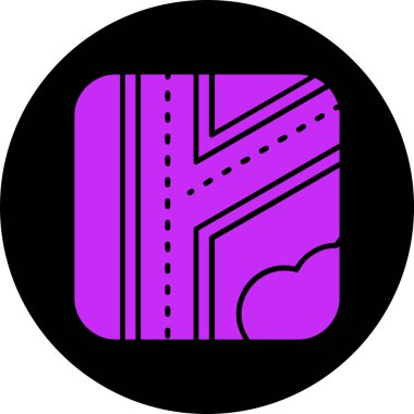 yol simge vektör çizim