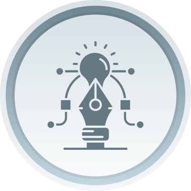 Benzersiz yenilik vektör çizgisi simgesi