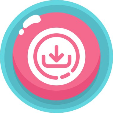 Pusula. Web simgesi basit illüstrasyon