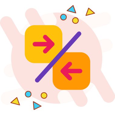 ok simgesi vektör illüstrasyonu