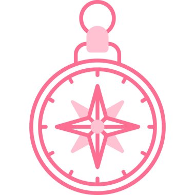 pusula simgesi. özet vektör illüstrasyonu