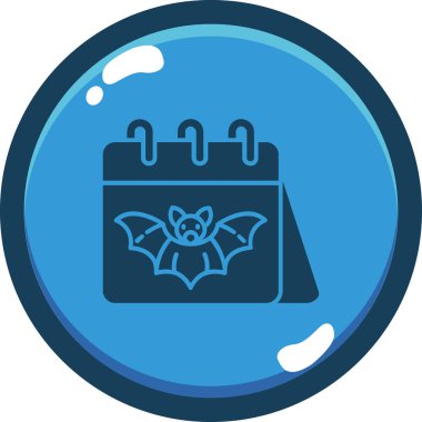 vector illustration of bat icon