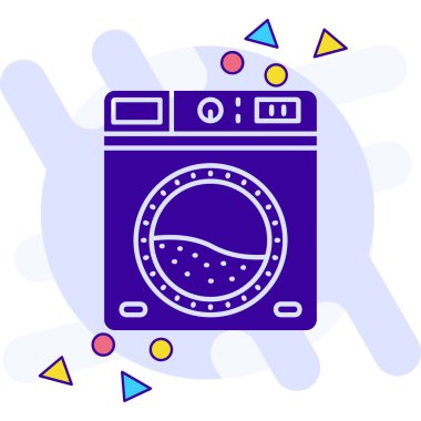 Çamaşır makineli çamaşır makinesi.