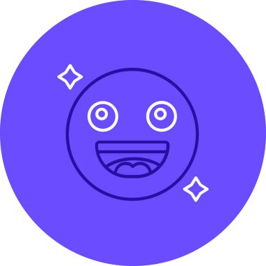 emoji simgesinin vektör illüstrasyonu