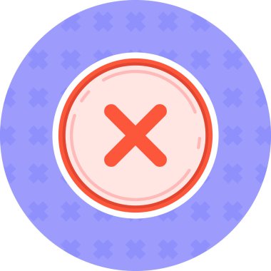 - Hayır. Web simgesi vektör illüstrasyonu