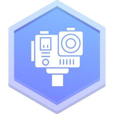 kamera simgesi vektör illüstrasyonu