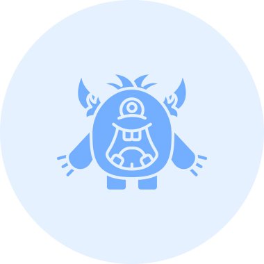 Mavi bir noel simgesinin vektör çizimi