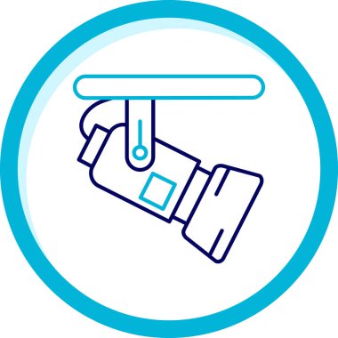 ccTV kamera simgesinin vektör illüstrasyonu