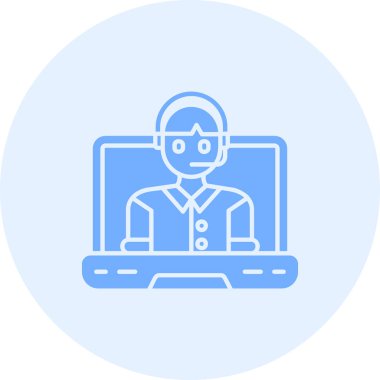 Bilgisayar. Web simgesi basit illüstrasyon