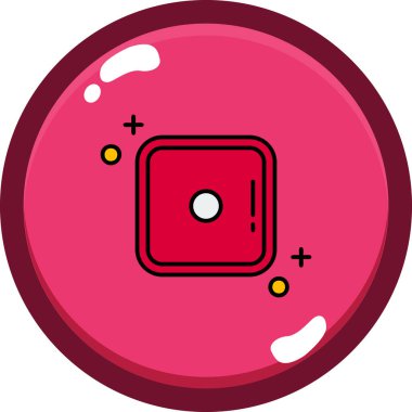 Modern simgenin vektör illüstrasyonu