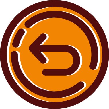 Tek bir simgenin vektör illüstrasyonu