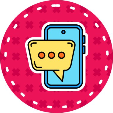 Modern bir simgenin vektör illüstrasyonu