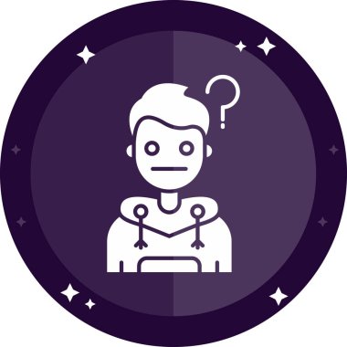 Bir simgenin vektör illüstrasyonu