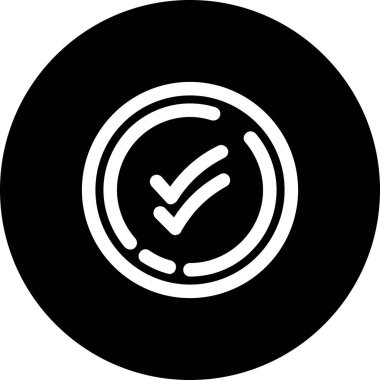 Moda biçimi izole edilmiş arkaplanda işaret simgesini işaretle