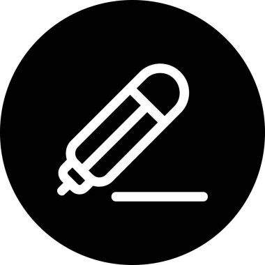 kalem simgesinin vektör illüstrasyonu