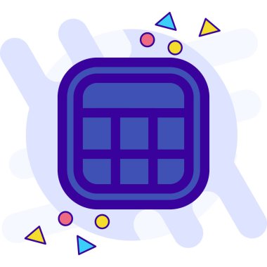 Modern b 'nin vektör illüstrasyonu eksik simgesi