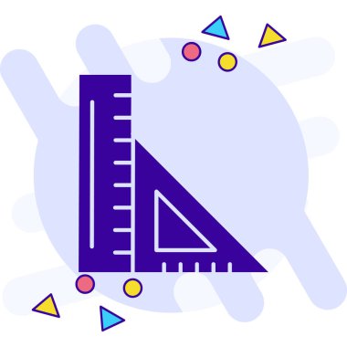 Beyaz arkaplanda izole edilmiş renk çadırı simgesi. kamp sembolü. Değişken rastgele dinamik şekiller. vektör illüstrasyonu