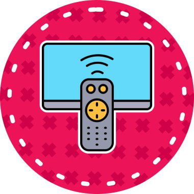 TV uzaktan kumanda simgesi