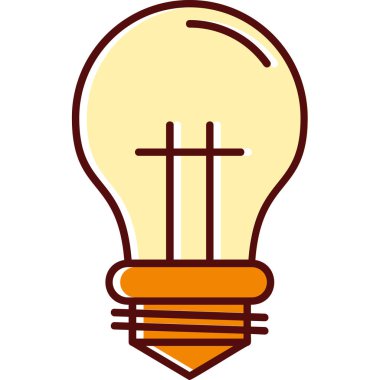 Bir fikir simgesi olan ampul