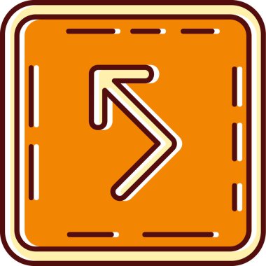 ok simgesi vektör illüstrasyonu