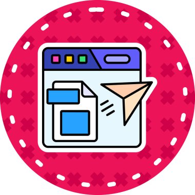 harf simgesi, vektör illüstrasyonu